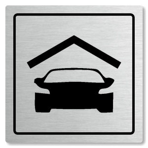 Garage, 100x100mm, stříbrná, Arizona